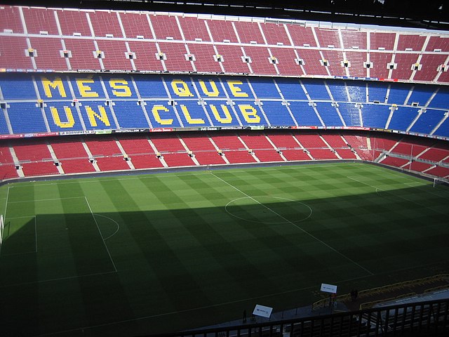 | First Touch camp nou, barcelona