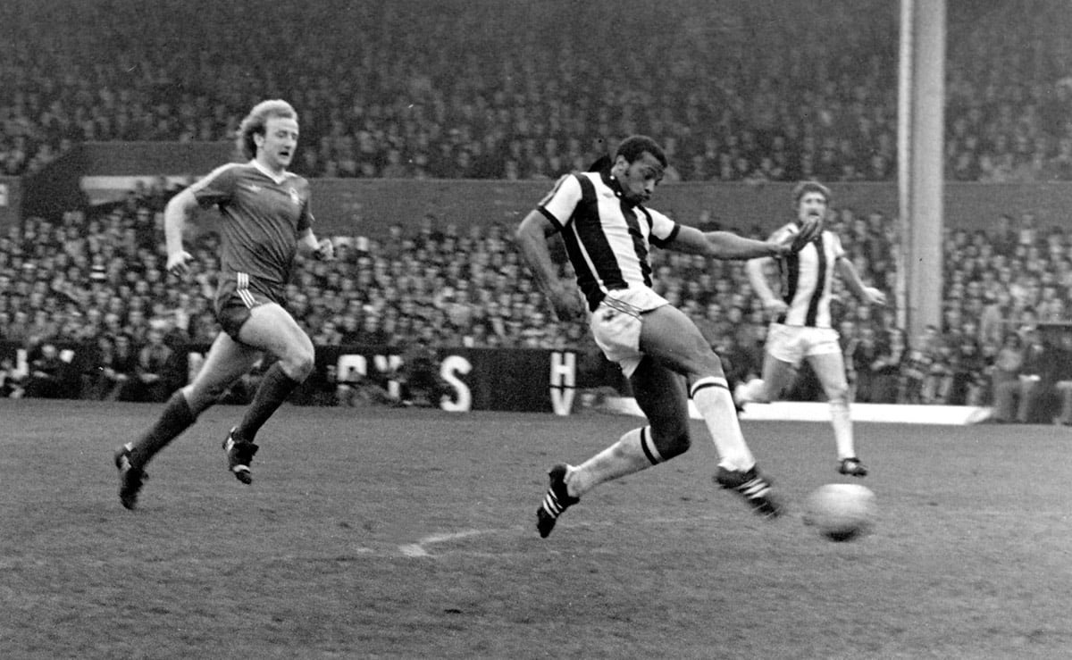 cyrille regis scores against nottingham forest in the FA Cup