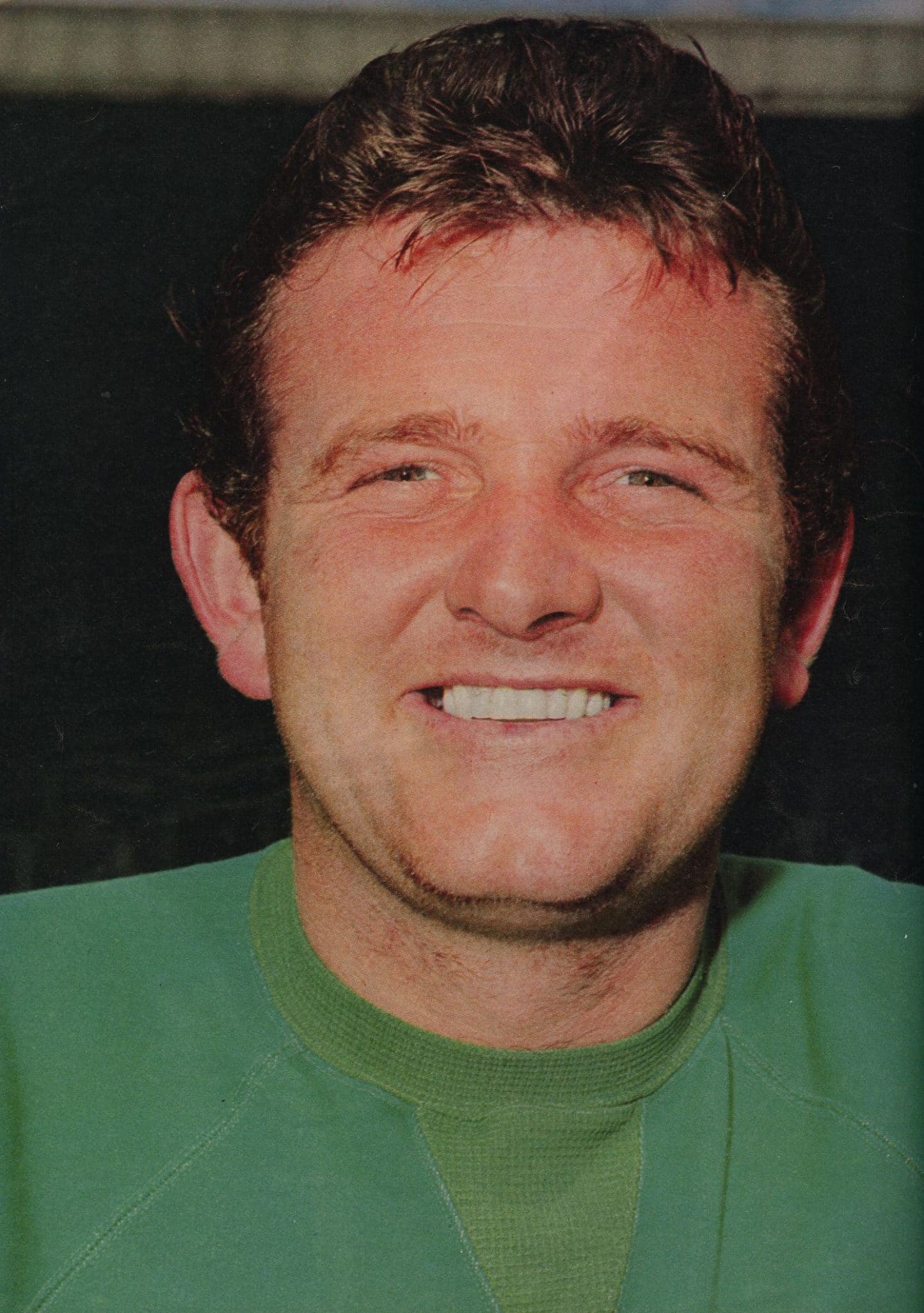 Tommy Lawrence smiling
