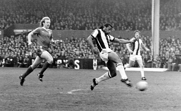 Cyrille Regis in action for wba