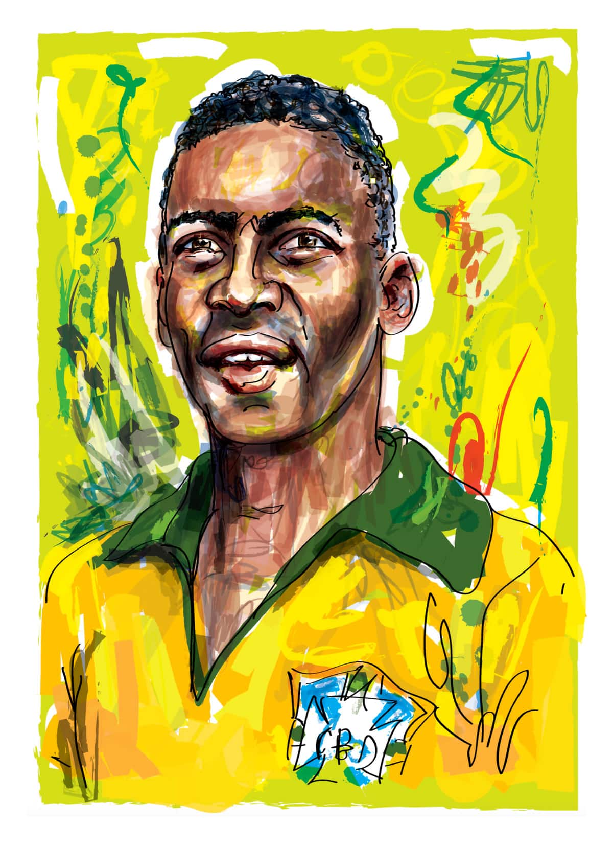 Portraits of Pele by nick oldham