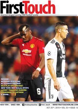 first touch cover featuring Man utd