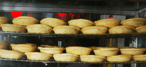 soccer pies at a soccer bar in new york